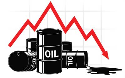 Why is the rapid decline in oil prices causing market volatility?